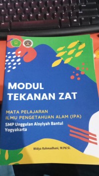 Image of Modul Tekanan Zat Mata Pelajaran IPA
