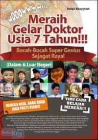 Image of Meraih Gelar Doktor Usia 7 Tahun