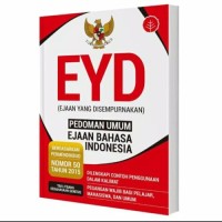 Image of EYD (Ejaan yang Disempurnakan) : Pedoman Umum Ejaan Bahasa Indonesia