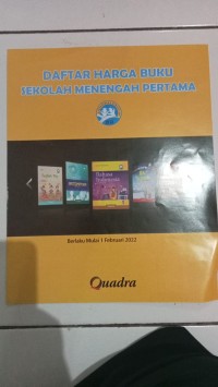 Image of Daftar Harga Buku Sekolah Menengah Pertama