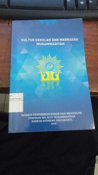 Image of Kultur Sekolah dan Madrasah Muhammadiyah